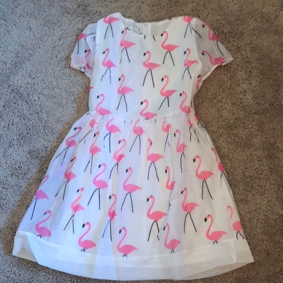 Choies Dresses & Skirts - NWT flamingo dress